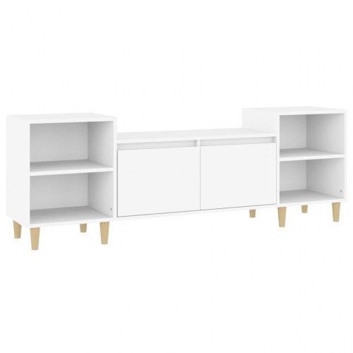 TV-bord 160 x 35 x 55 cm - hvid