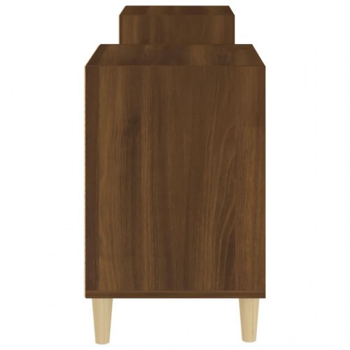 TV-bord 160 x 35 x 55 cm - brun egetræsfarve