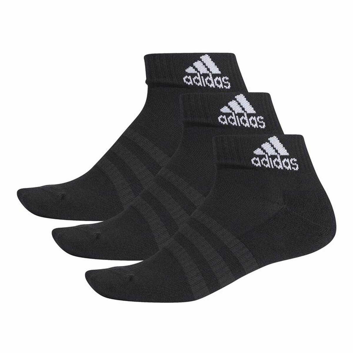 Ankelstrømper Adidas Cushioned 3 par Sort 40-42