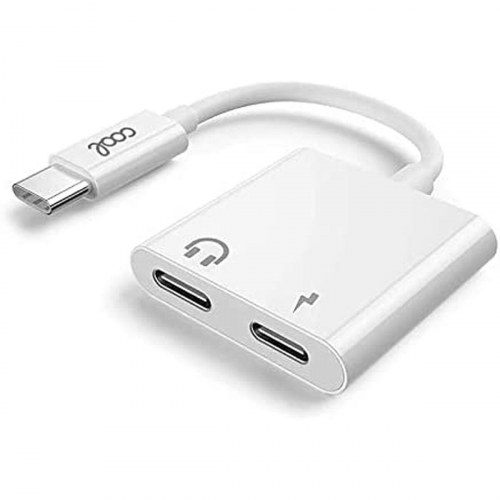 Cool USB-C dual adapter/hub - Hvid