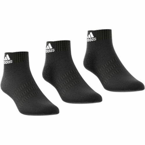 Ankelstrømper Adidas Cushioned 3 par Sort 43-45