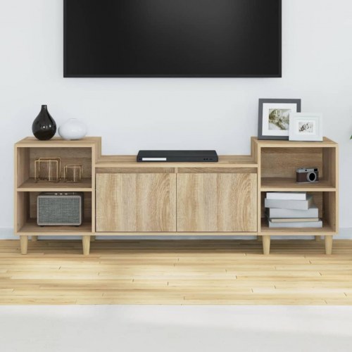TV-bord i sonoma-eg - 160 x 35 x 55 cm
