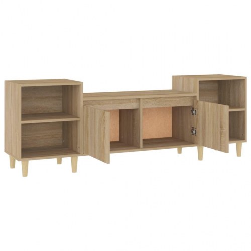 TV-bord i sonoma-eg - 160 x 35 x 55 cm