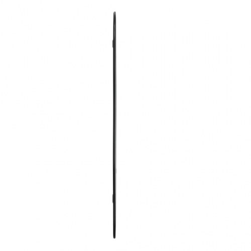 Organisk vægspejl 80 × 35 cm - sort ramme