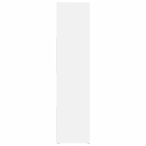 Bogreol/rumdeler 105x24x102 cm hvid