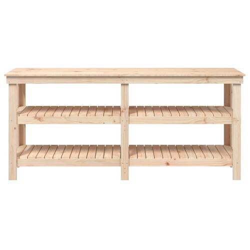 Arbejdsbord 181x50x80 cm massivt fyrretræ