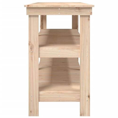 Arbejdsbord 181x50x80 cm massivt fyrretræ