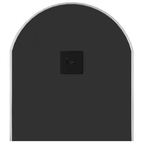 Vægspejl 80x35 cm oval sølvfarvet