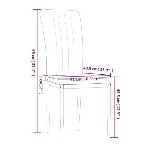 Spisebordsstole 4 stk. velour lysegrå