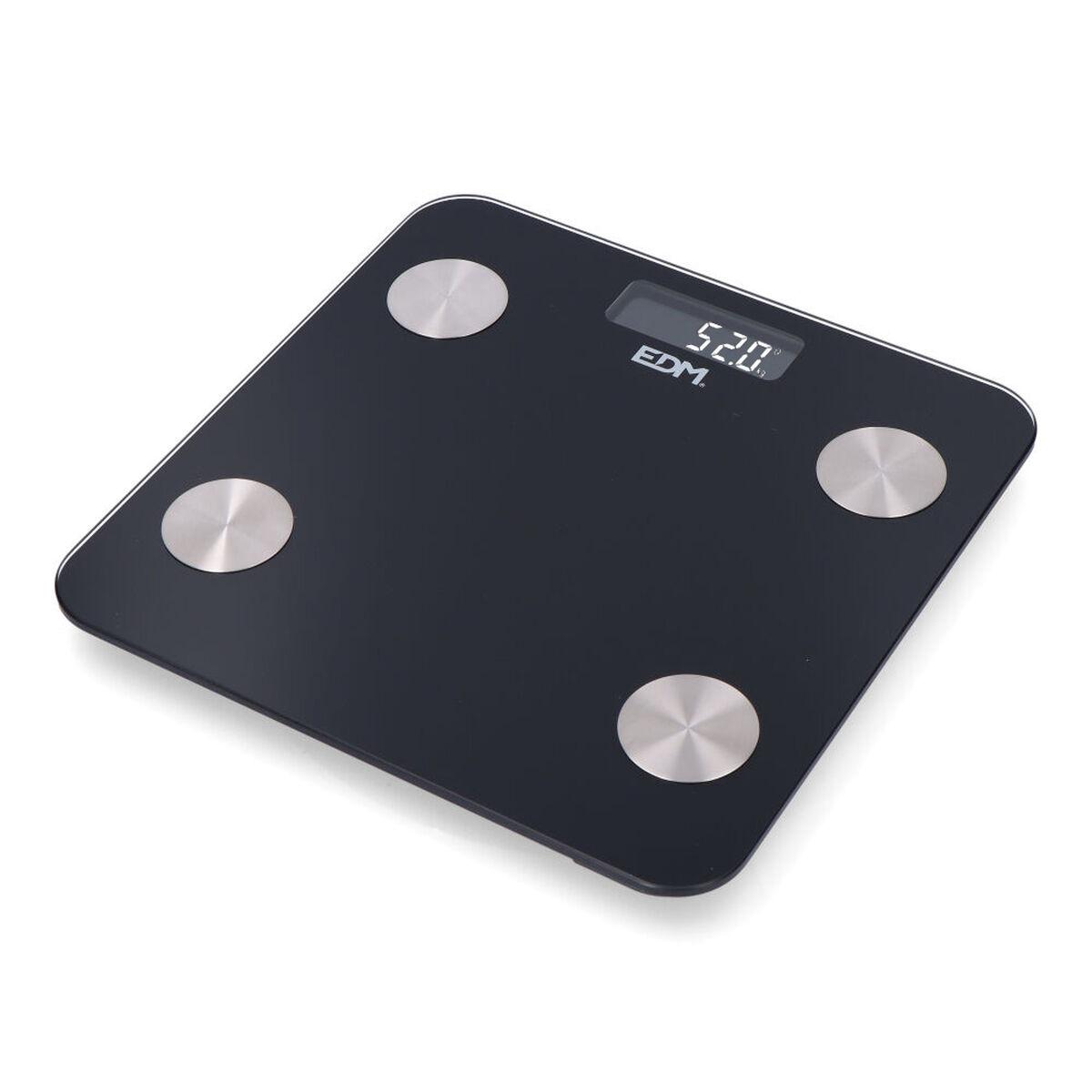 EDM Digital badevægt 07613 Body Composition - Sort, 180 kg