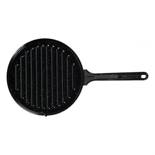 Vaello cirkulær grillpande - sort glaseret stål, Ø 24 cm