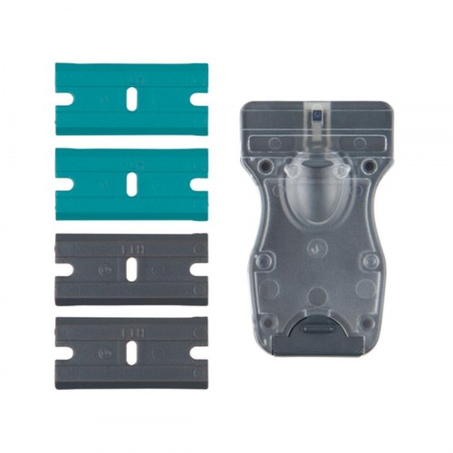 Wolfcraft skraber 4287000 - kompakt plastskraber med 2 klinger