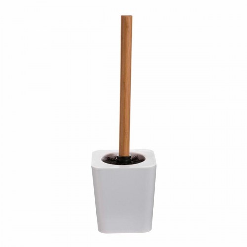 5five Simply Smart Natureo toiletbørste - hvid/natur, træhåndtag