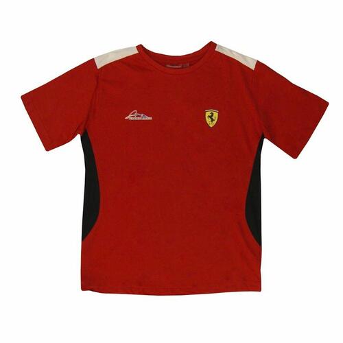 Børne Kortærmet T-shirt Precisport Ferrari Rød (14 år) 14 år