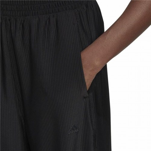 Lange sportsbukser Adidas Stu 7/8 Dame Sort - M