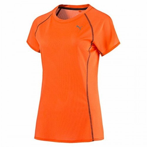 Puma PE Running Tee dame T-shirt, kortærmet - Orange, XL