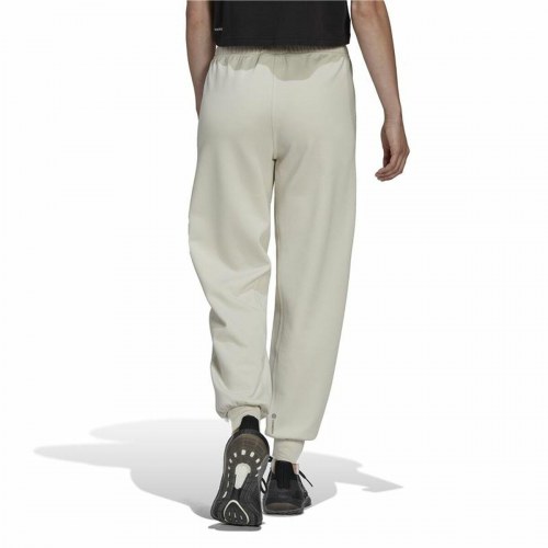 Lange sportsbukser Adidas Aeroready Studio Dame Beige - M