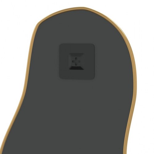 Vægspejl 100x45 cm guldfarvet