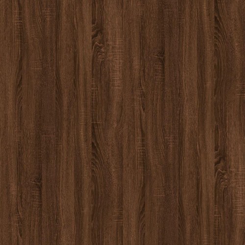 Sofabord 100x50,5x35 cm konstrueret træ brun egetræsfarve