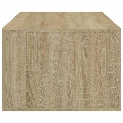 Sofabord 100x50,5x35 cm konstrueret træ sonoma-eg