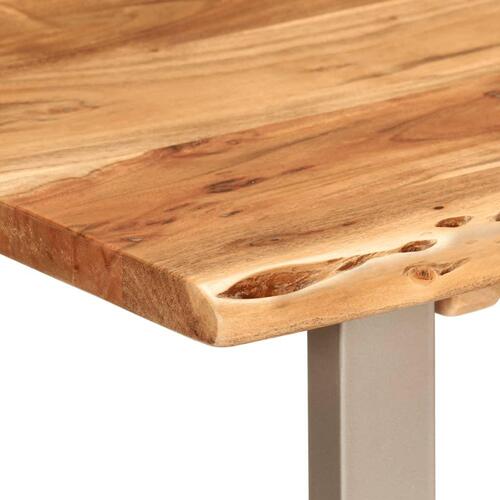 Spisebord 110x50x76 cm massivt akacietræ