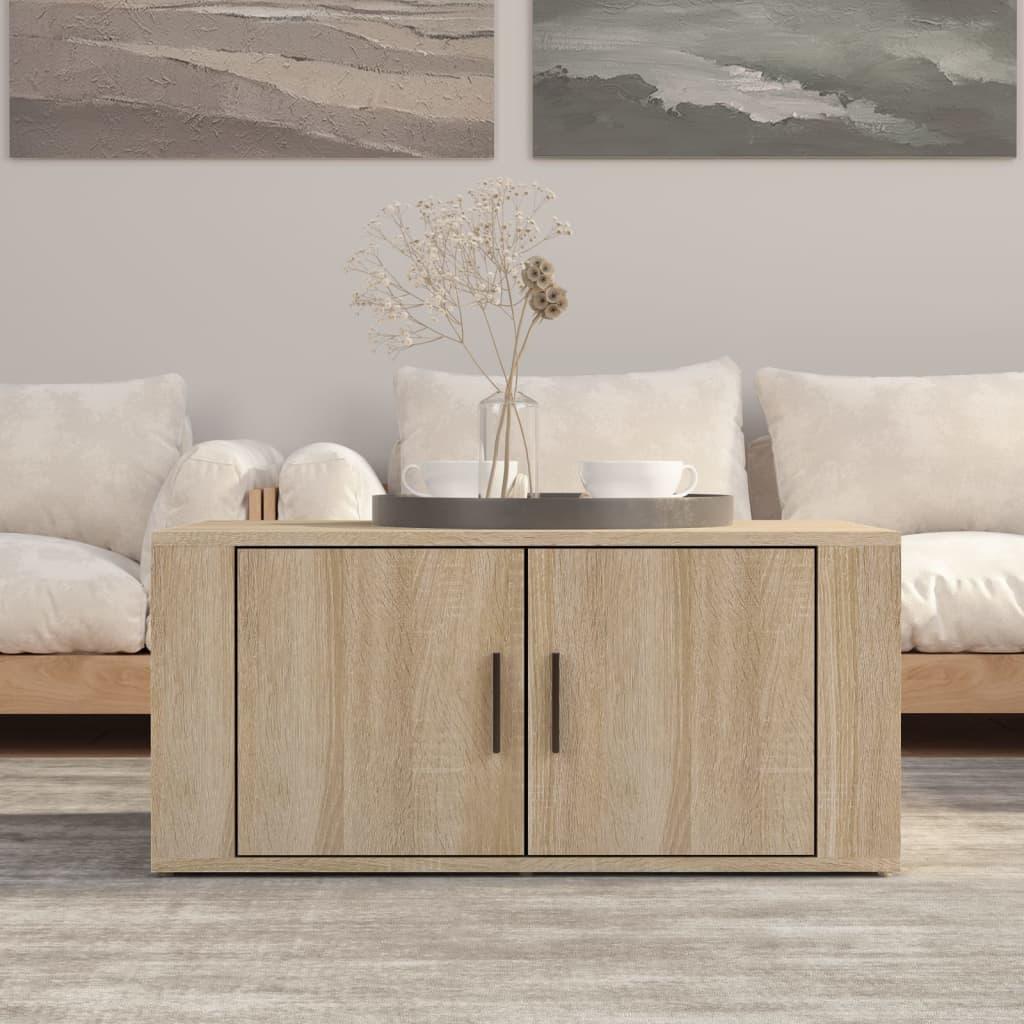 Sofabord 80X50X36 Cm Konstrueret Træ - Sonoma-eg
