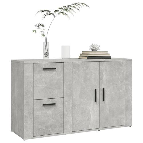 Skænk 100x33x59,5 cm konstrueret træ betongrå