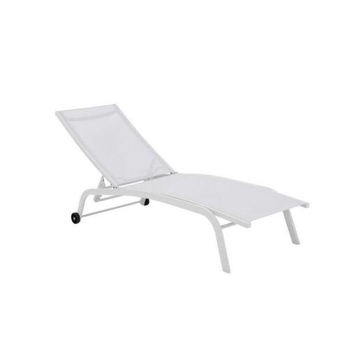 Ležalnik Med hjul PVC Aluminium (187,5 x 64 x 97 cm)
