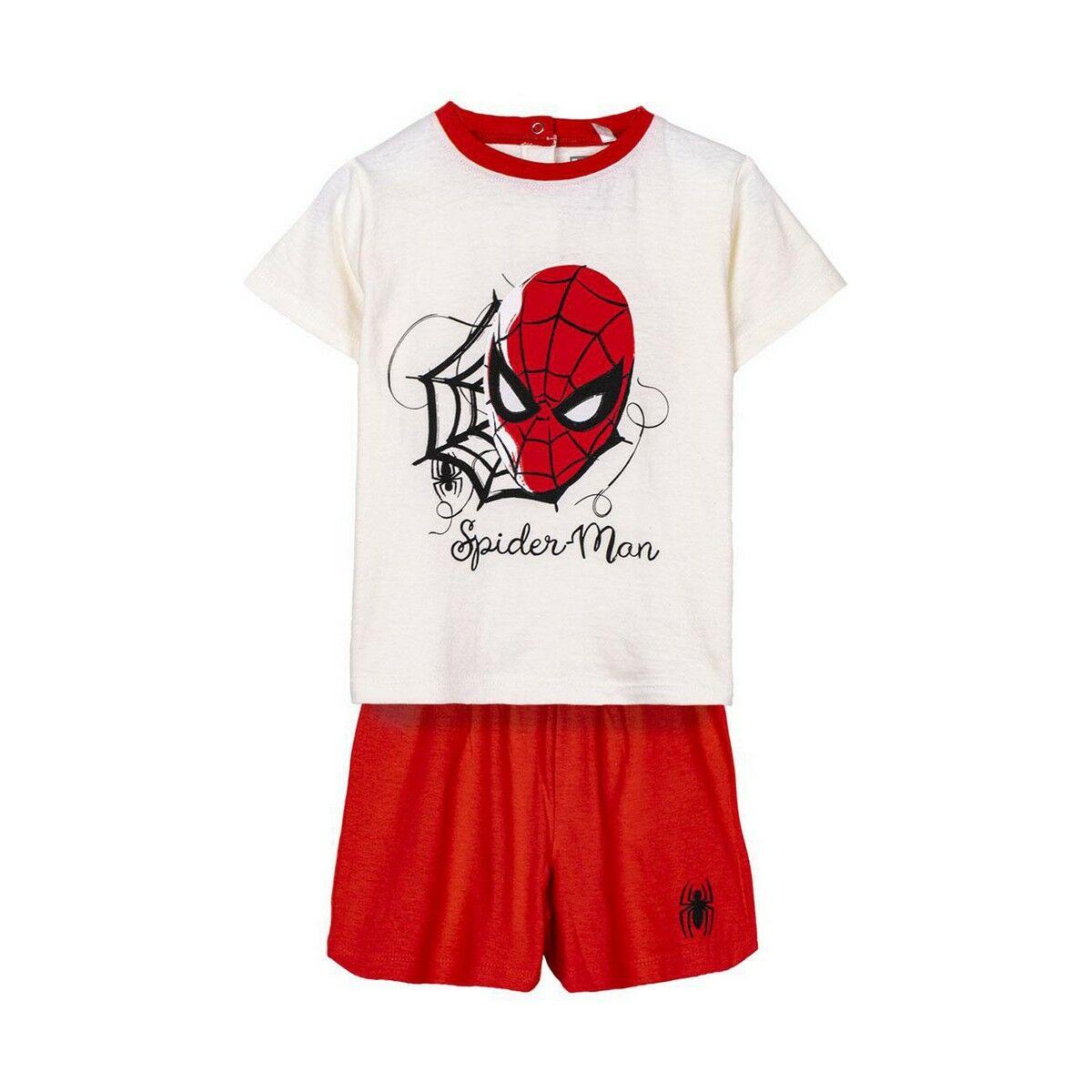 Nattøj Børns Spider Man Rød Måneder