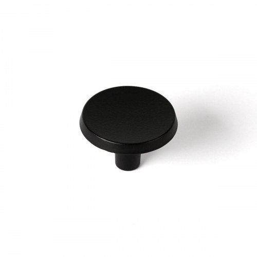 Rei skabsknop 774 - sort metal, Ø 35 x 23 mm (2 stk.)