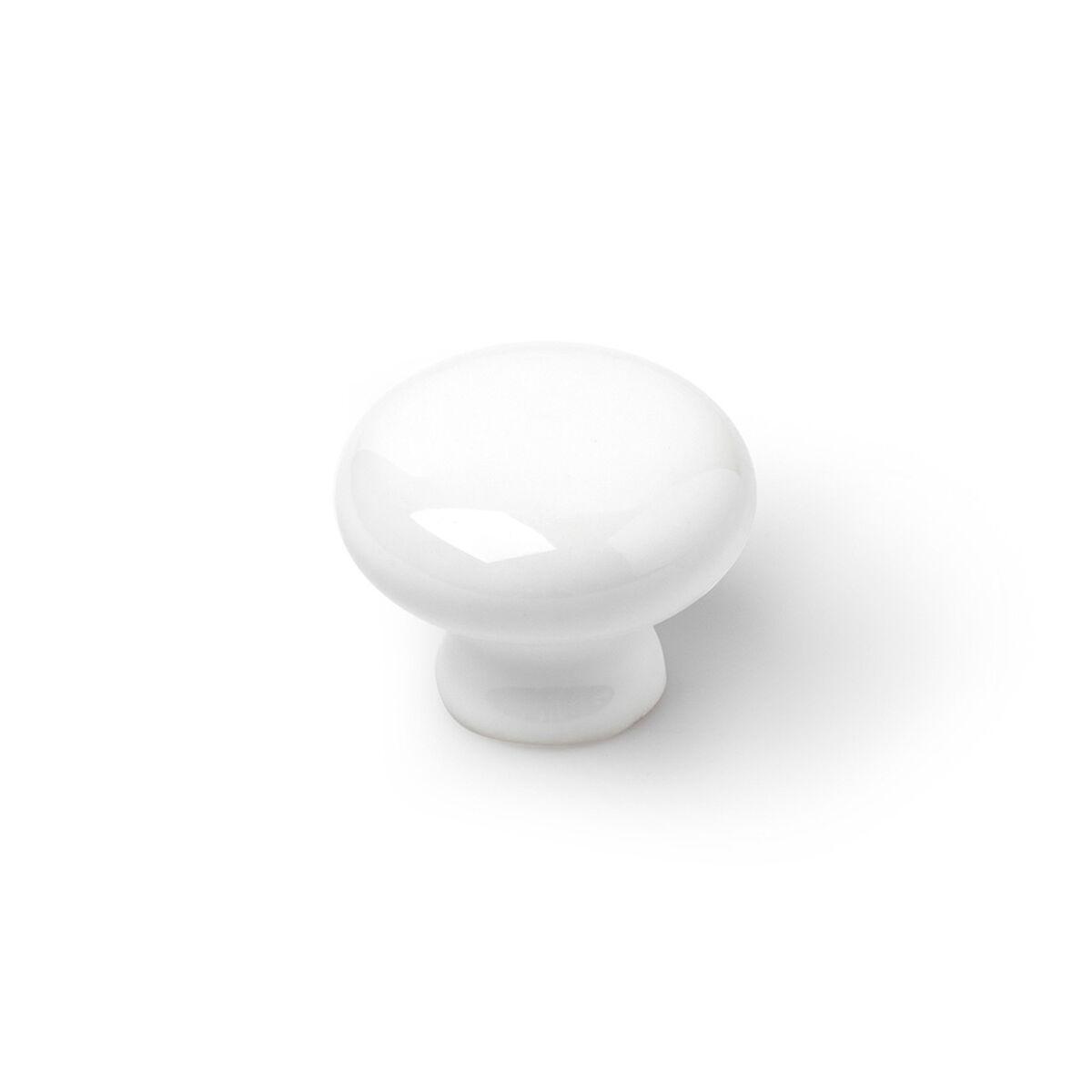 Dørhåndtag Rei 821 Cirkulær Porcelæn Hvid 4 enheder (Ø 3,5 x 2,6 cm)