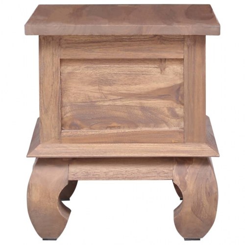 Sengebord 45x35x40 cm massivt teaktræ