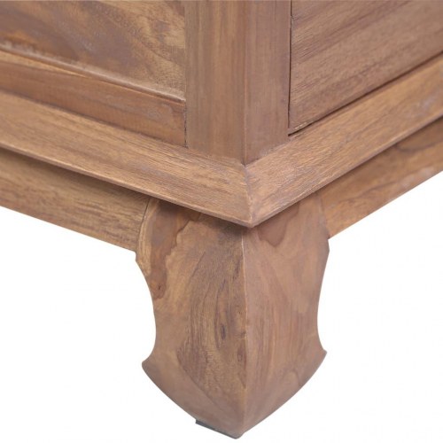 Sengebord 45x35x40 cm massivt teaktræ