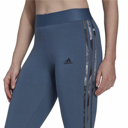 Sport leggings til kvinder Adidas Loungewear Essentials 3 Stripes Blå XL