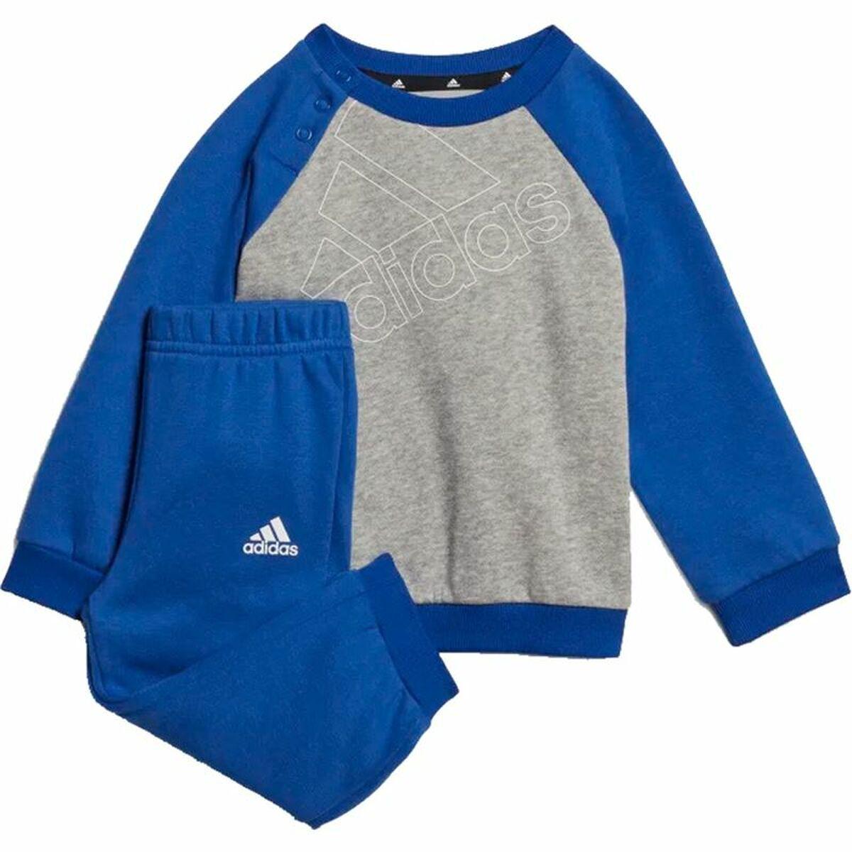 Sportstøj til Baby Adidas Essentials Logo Grå 3-6 måneder