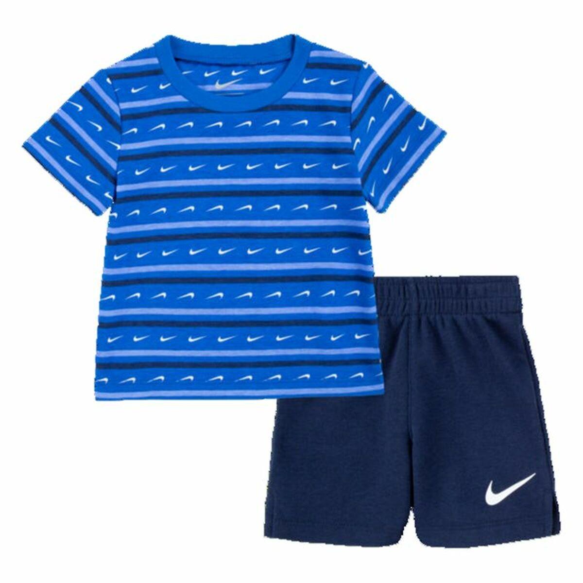 Sportstøj til Baby Nike Swoosh Stripe Blå 18 måneder