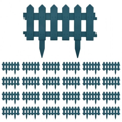 Bedhegn 17 stk. 10 m PP grøn