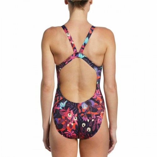 Nike Fastback Flora badedragt til kvinder - Lilla, str. 34