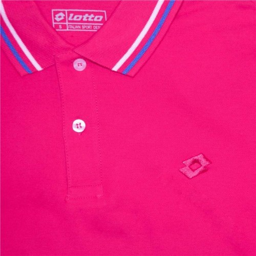 Lotto Reed polotrøje til mænd, kortærmet, fuchsia - M