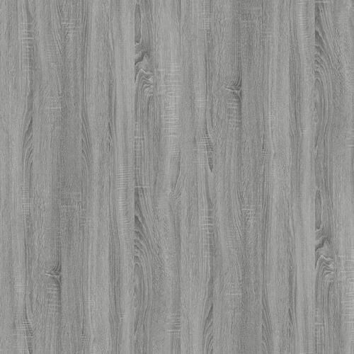 Sofabord 80x45x45 cm konstrueret træ og jern grå sonoma-eg