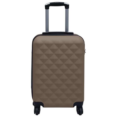 Hardcase-kuffert ABS brun