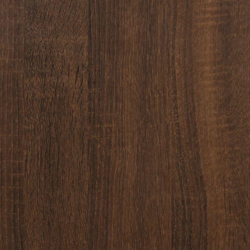 Sidebord 40 × 40 × 40 cm i konstrueret træ - brun egetræ, industrielt sofabord
