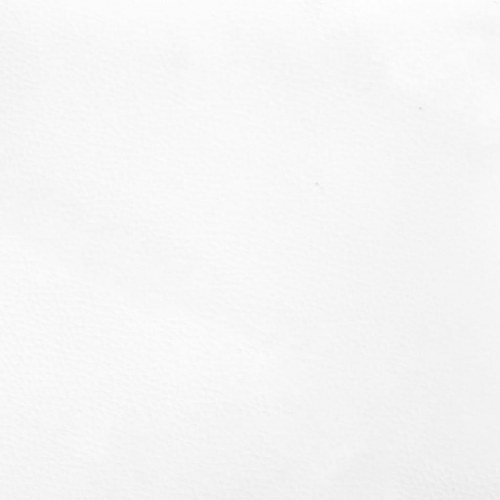 Kontinentalseng 90x200 cm kunstlæder hvid