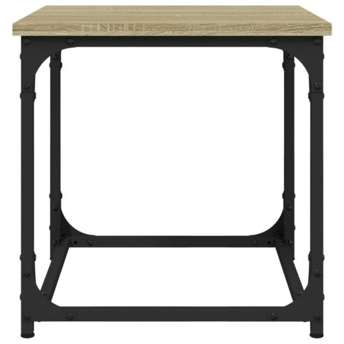 Sidebord 40×40×40 cm i konstrueret træ - sonoma-eg