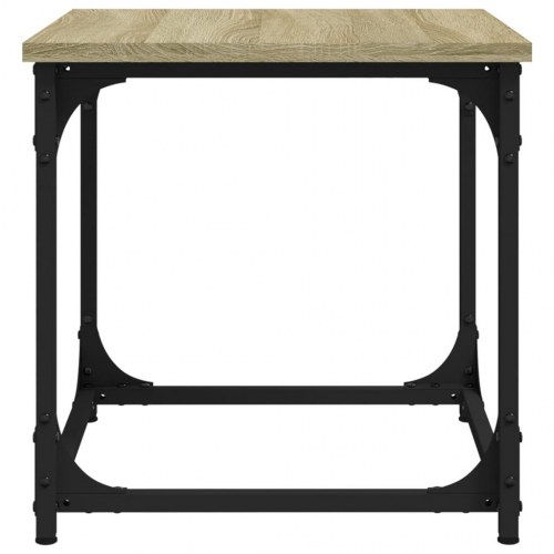 Sidebord 40×40×40 cm i konstrueret træ - sonoma-eg