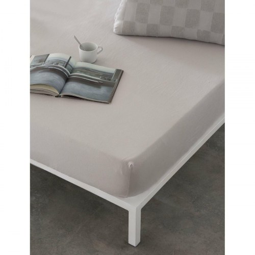 Lagen med elastik Naturals ELBA lysegrå 135 x 200