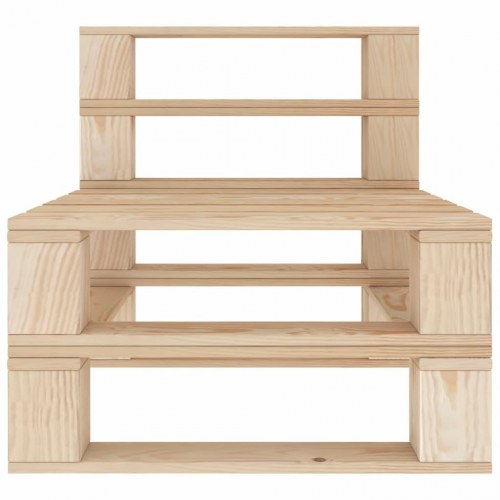 4-personers pallesofa til haven træ