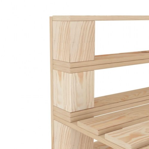 4-personers pallesofa til haven træ