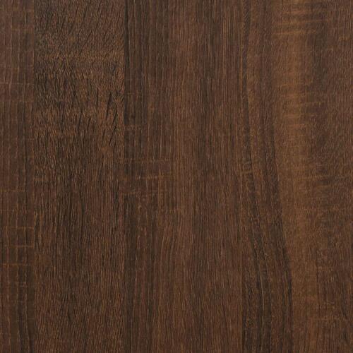 Sofaborde 2 stk. konstrueret træ brun egetræsfarve