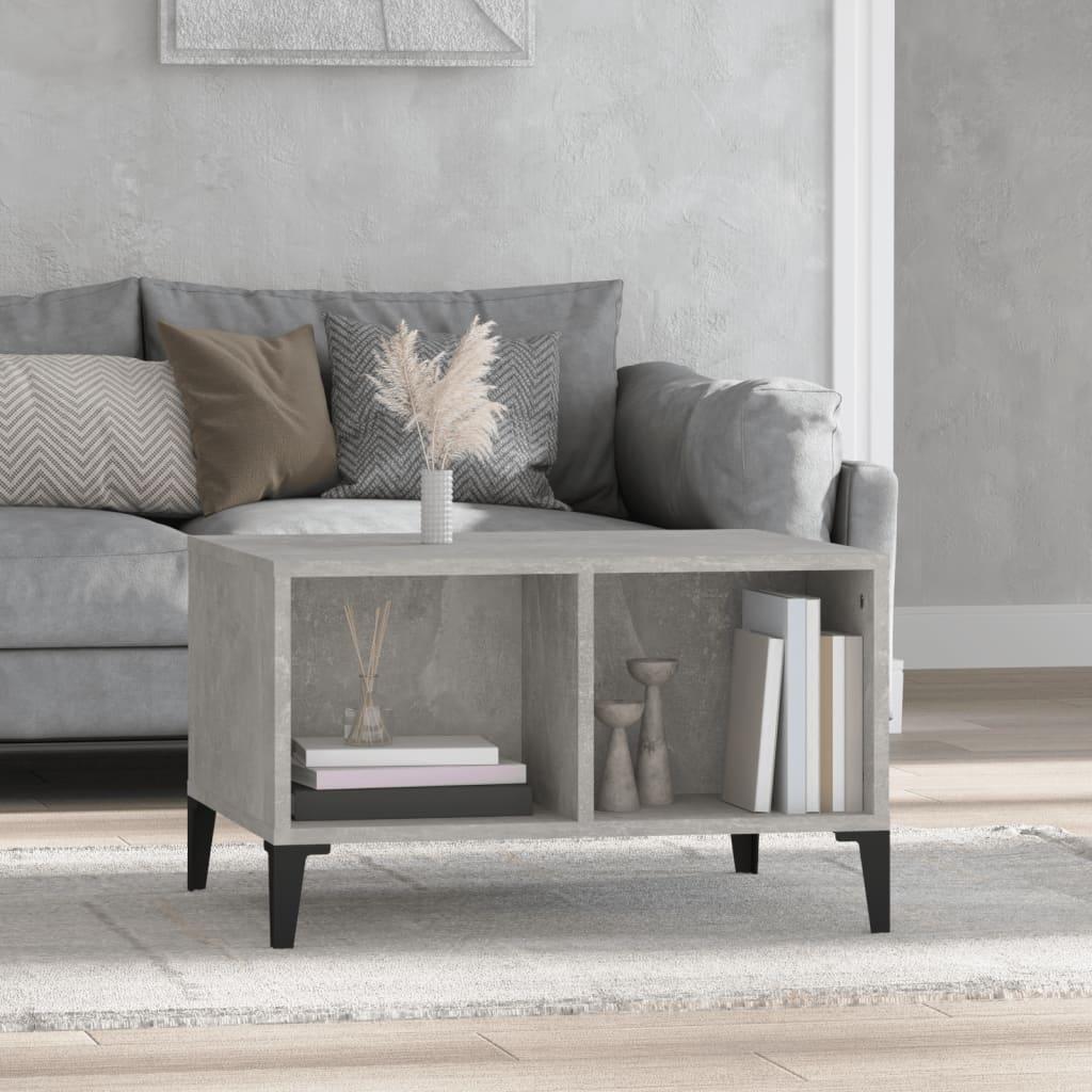 Sofabord 60X50X36,5 Cm Konstrueret Træ - Betongrå